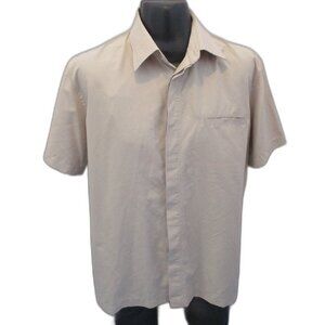 MEXX Classic Beige Short Sleeve Shirt 👕 Size XL